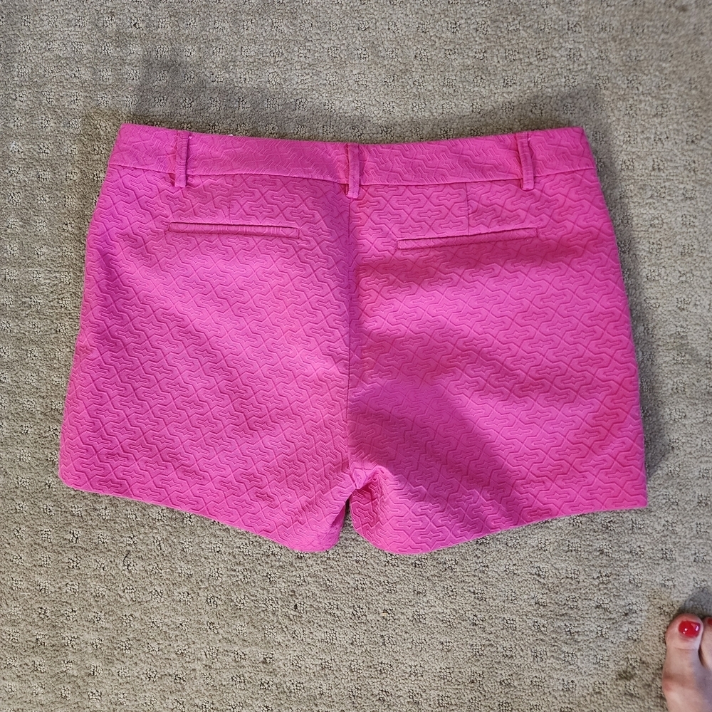 Banana Republic Pink Bermuda Shorts Tailored Chino Style Size 10 - Picture 4 of 6